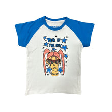 Load image into Gallery viewer, &quot;HALLIE” BABY TEE (blue)
